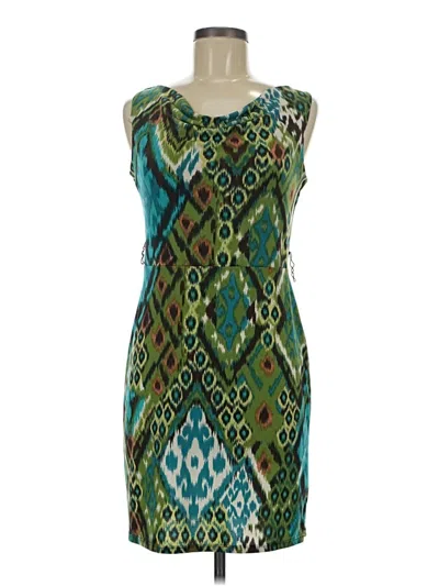 Pre-owned Iz Byer Cocktail Dress In Green