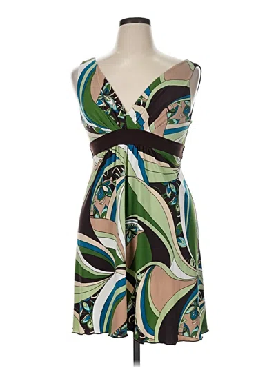 Pre-owned Iz Byer Cocktail Dress In Green