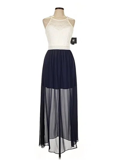 Pre-owned Iz Byer Cocktail Dress In Ivory