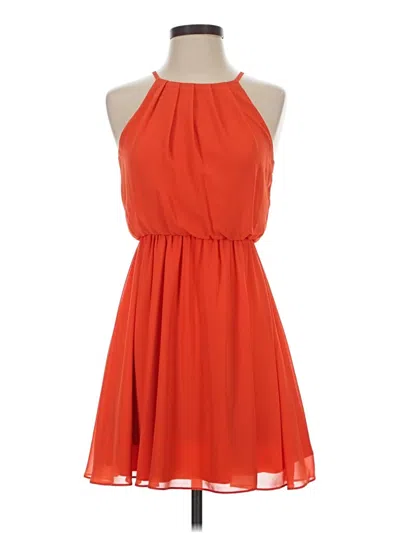 Pre-owned Iz Byer Cocktail Dress In Orange