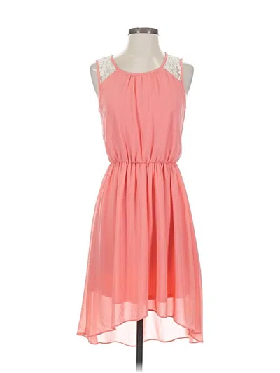 Pre-owned Iz Byer Cocktail Dress In Pink