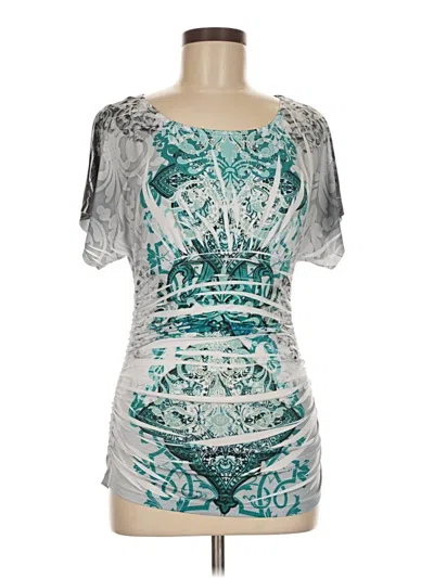 Pre-owned Iz Byer Cocktail Dress In Silver