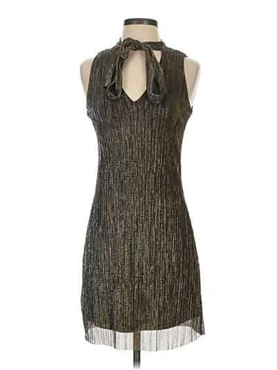 Pre-owned Iz Byer Cocktail Dress In Silver