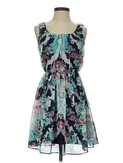 Pre-owned Iz Byer Cocktail Dress In Teal