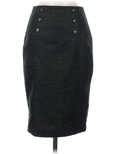 Pre-owned Iz Byer Denim Skirt In Gray