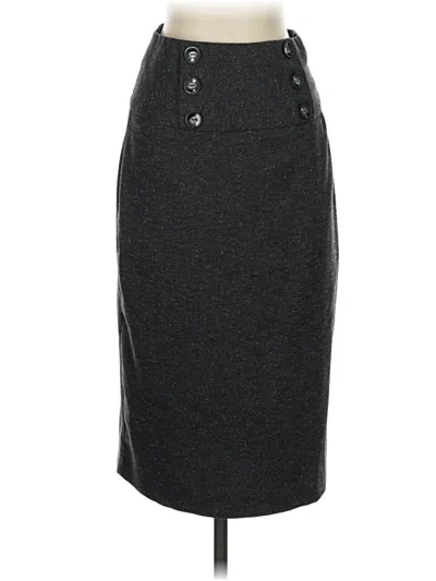 Pre-owned Iz Byer Formal Skirt In Gray