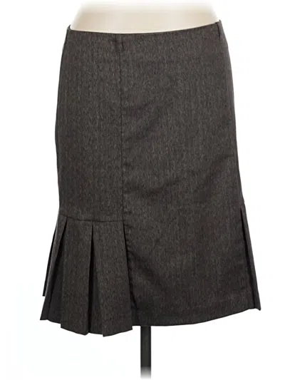 Pre-owned Iz Byer Formal Skirt In Gray