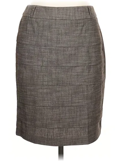 Pre-owned Iz Byer Formal Skirt In Gray