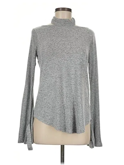 Pre-owned Iz Byer Long Sleeve Turtleneck In Gray