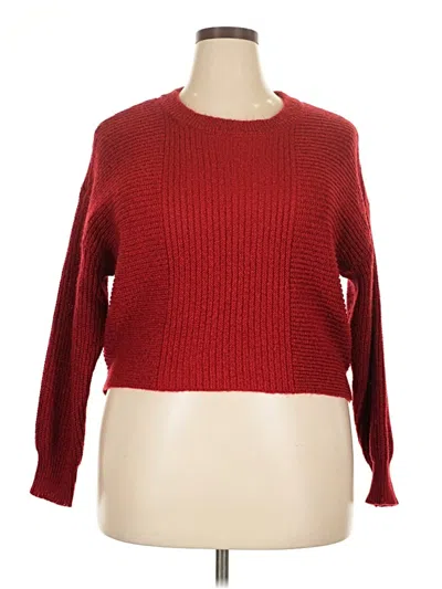 Pre-owned Iz Byer Pullover Sweater In Red
