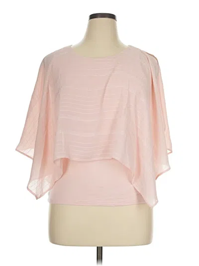 Pre-owned Iz Byer Short Sleeve Blouse In Pink