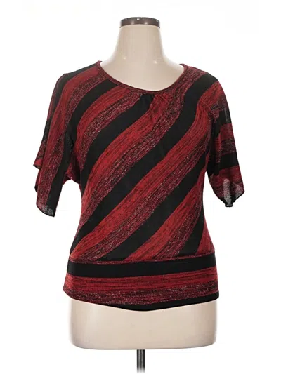 Pre-owned Iz Byer Short Sleeve T-shirt In Red