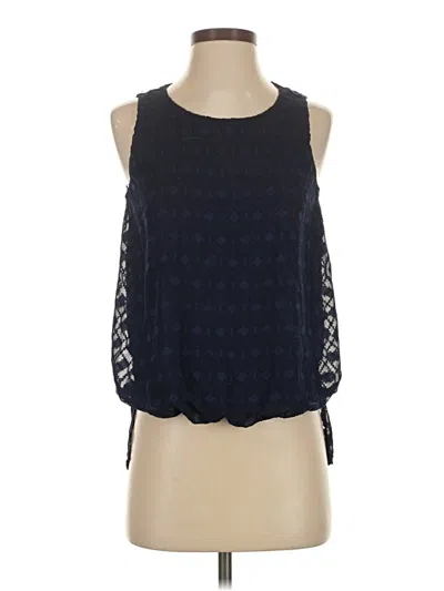 Pre-owned Iz Byer Sleeveless Blouse In Black