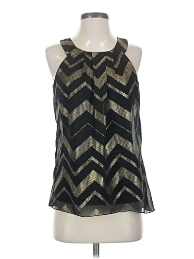 Pre-owned Iz Byer Sleeveless Blouse In Black