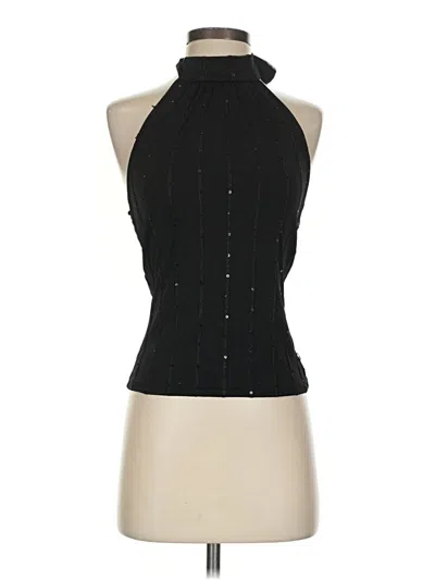 Pre-owned Iz Byer Sleeveless Blouse In Black