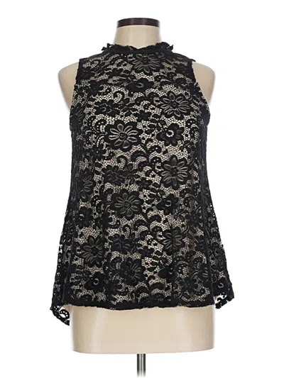 Pre-owned Iz Byer Sleeveless Blouse In Black