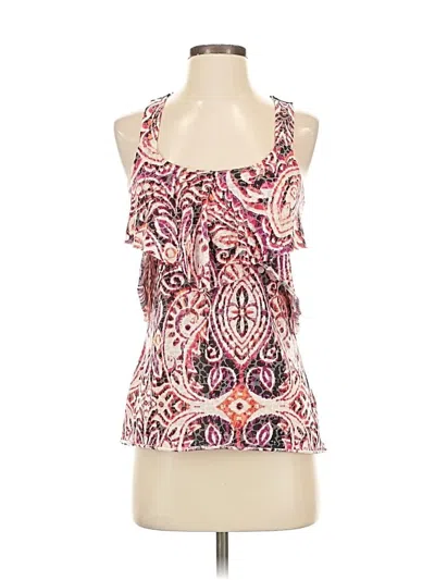 Pre-owned Iz Byer Sleeveless Blouse In Pink