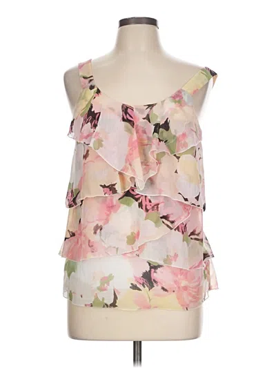 Pre-owned Iz Byer Sleeveless Blouse In Pink
