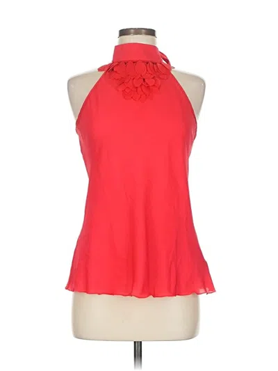 Pre-owned Iz Byer Sleeveless Blouse In Red