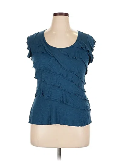 Pre-owned Iz Byer Sleeveless T-shirt In Blue