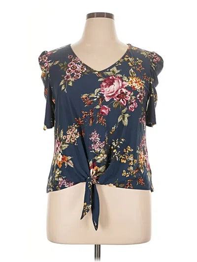 Pre-owned Iz Byer Sleeveless T-shirt In Blue