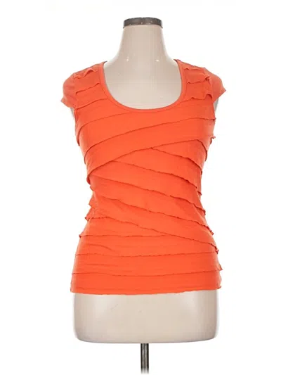 Pre-owned Iz Byer Sleeveless T-shirt In Orange
