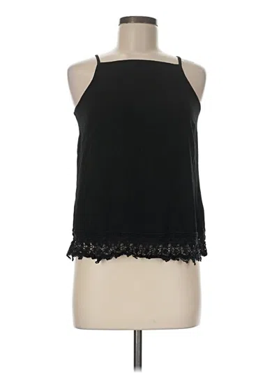 Pre-owned Iz Byer Tank Top Black Halter Neckline Tops