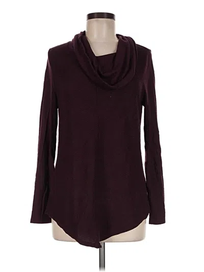 Pre-owned Iz Byer Turtleneck Sweater In Burgundy
