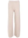 Izaak Azanei Cable-knit Trousers In Nude