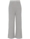 Izaak Azanei Cropped Trousers In Grey