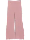 Izaak Azanei Cropped Trousers In Rosa