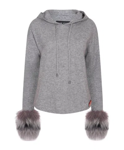 Izaak Azanei Long-sleeved Sweater In Gray