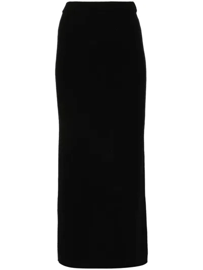 Izaak Azanei Midi Skirt In Black