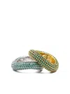 Izabel Display Beyond Ring Mit Pavé-fassung In Green