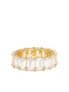Izabel Display Chunky Eternity Ring Mit Smaragdschliff In Gold