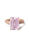 Izabel Display Verzierter Ring In Pink