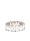 Izabel Display Emerald-cut Chunky Ring In Silver