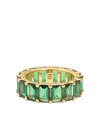 Izabel Display Ring Mit Zirkonia Mit Smaragdschliff In Gold