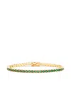 Izabel Display Emerald Tennis Bracelet In Green