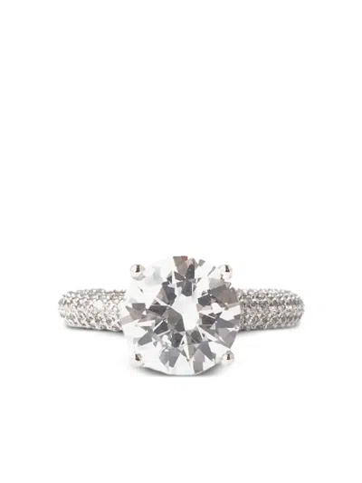 Izabel Display Mega Circle Ring In Silver