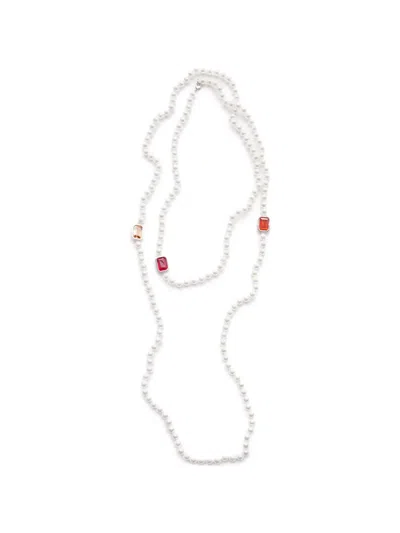 Izabel Display Mega Cubic-zirconia Necklace In Neutral