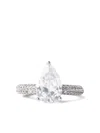 Izabel Display Mega Drop Ring Mit Pavé In Gold