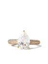 Izabel Display Mega Drop Ring Mit Pavé In Gold