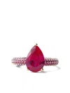 Izabel Display Mega Drop Ring In Gold