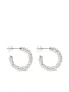 Izabel Display Creolen Mit Pavé-fassung In Silver