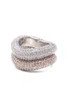 Izabel Display Ring In Pavé-fassung In White