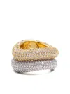 Izabel Display Ring In Pavé-fassung In Yellow