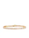 Izabel Display Square-cut Zirconia Tennis Bracelet In White
