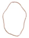 Izabel Display Eckige Tennis Halskette In Brown