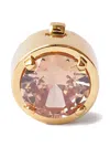 Izabel Display Stone-embellished Gold-plated Button Cover In Gold